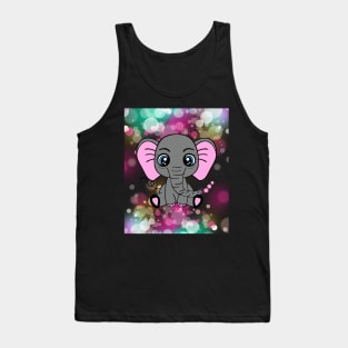 BABY Elephant Graphic Jungle Animals Tank Top